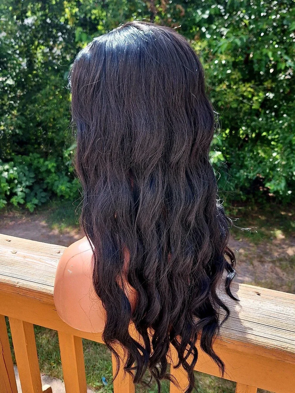 Black Wavy Lace Front Wig - Women Hair